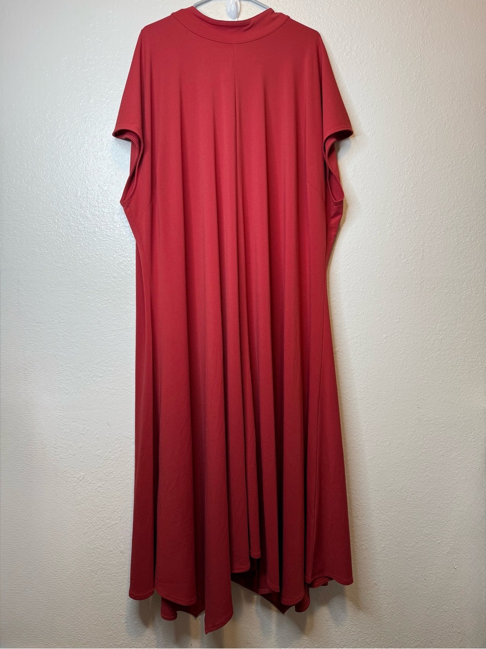 Universal Standard Red Open Bow Back Scarf Hem Dress Size 2XL (Standard Size 5X)